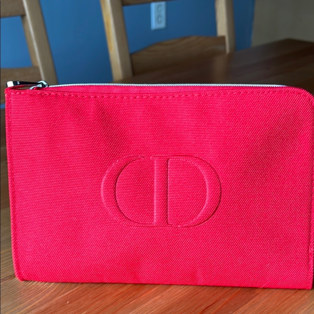 ❤️Dior Red Zip Pouch